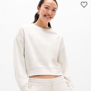 Athleta Cream Women's Sweatshirt